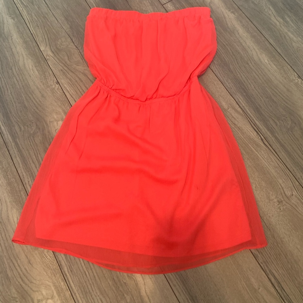 Strapless summer dress